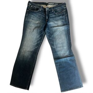 GAP Premium Bootcut Jeans Medium Wash  True Blue Casual Womens Suze 16/33R